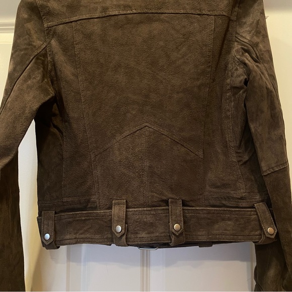 NWT [BLANKNYC] Cropped Suede Leather Motorcycle Jackets - Picture 3 of 16